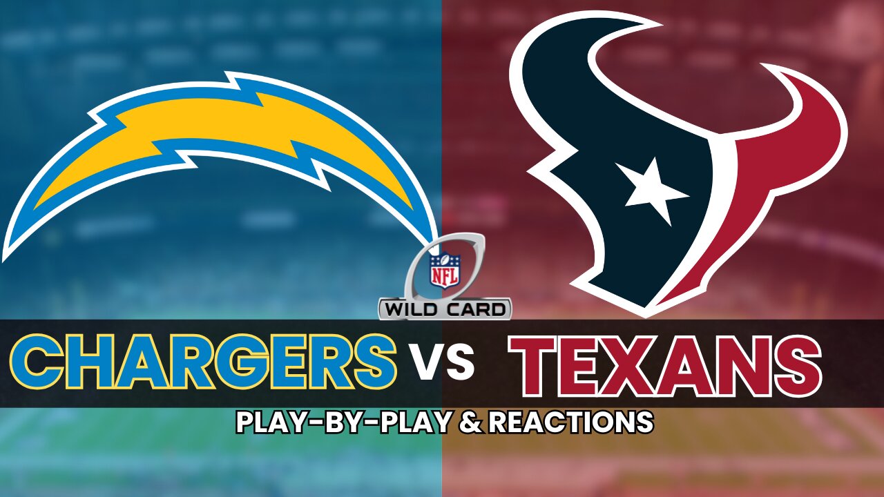 Los Angeles Chargers Vs Houston Texans NFL Wildcard Live Stream!