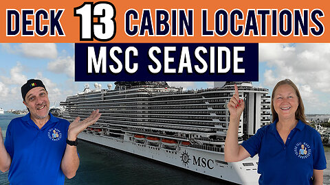 MSC Seaside Cabin Deck 13 | Tall Man's Cruise Adventures