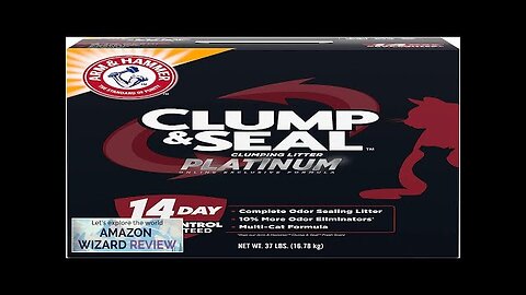 ARM & HAMMER Clump & Seal Platinum Multi-Cat Complete Odor Sealing Clumping Review