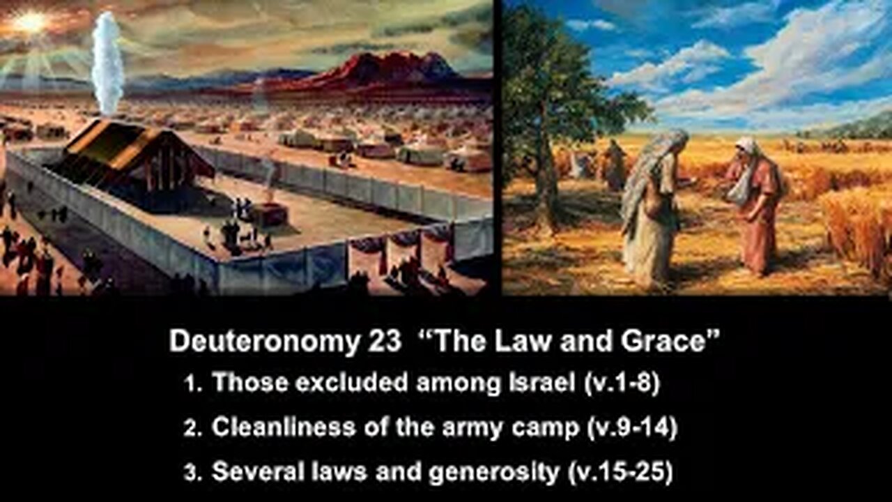 Deuteronomy 23 “The Law and Grace” - Calvary Chapel Fergus Falls