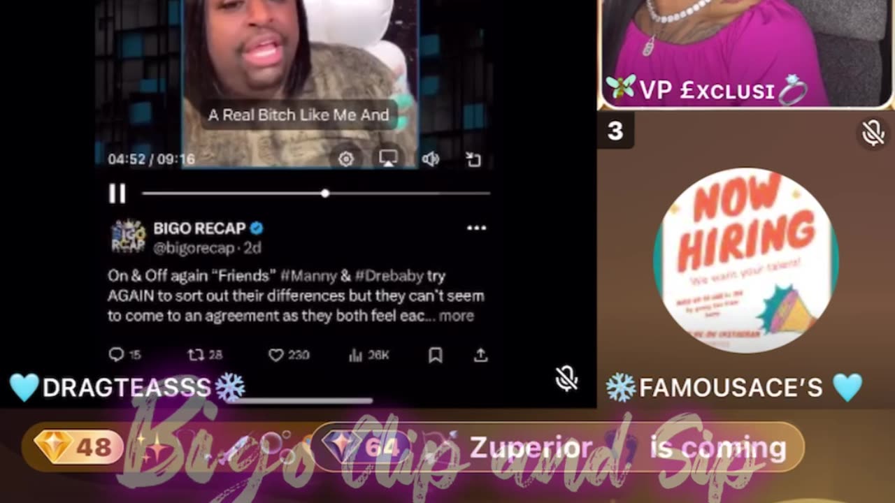 Ace on Drag Show covering DreBaby getting into it with Manny 1/31/25 #bigoclipandsip