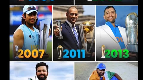 Indian captains winning ICC Titles. These Legends have contributed a lot to the Indian cricket.