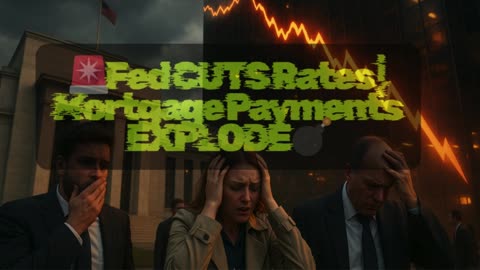 💣Rate Cuts Gone WRONG! Mortgage Payments Soar After Fed Move!