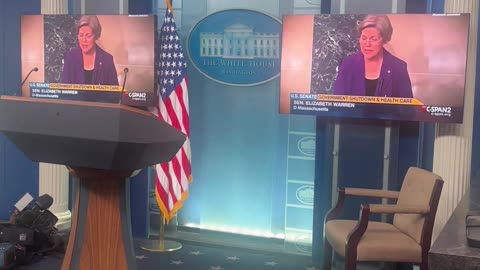 WH is now streaming a montage in the briefing room of Dems previously opposing a shutdown