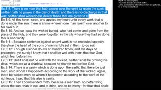 Ecclesiastes 8