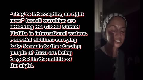 the Global Sumud Flotilla