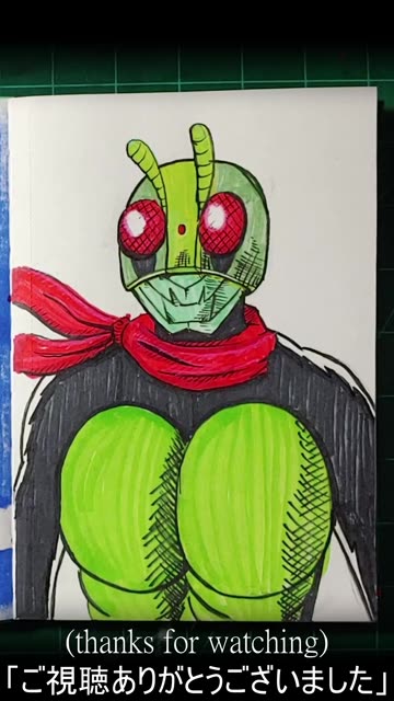 Let's GO Kamen Rider! 💯🛵 #shorts #drawing #tokusatsu