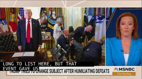 Jen Psaki Roasts Trump for ‘Nodding Off’ in Oval as Dr. Oz ‘Talked About Dementia
