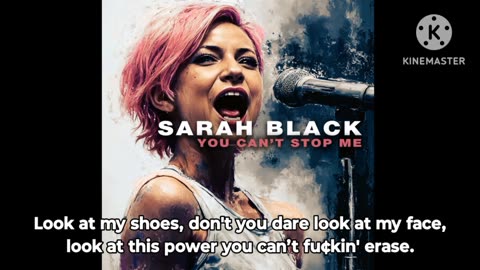 Sarah Black - You Can't Stop Me (Slowed Lyric Video by Dj Alyssa Monsanto)
