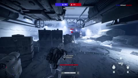 SWBF2 2017: Arcade Team Battle (Heavy) Galactic Empire Hoth Gameplay