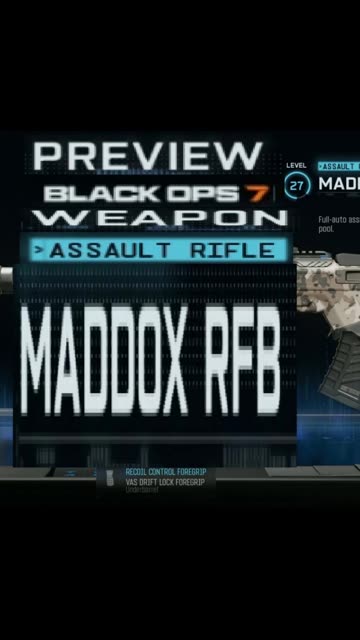 UPCOMING VIDEO: MADDOX RFB RIFLE - BASE TO GOLD - CAMO CHALLENGE MONTAGE - CALL OF DUTY: BLOCK OPS 7