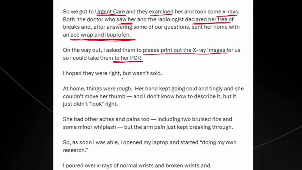 Mother's Instinct Saves Daughter from Undiagnosed Broken Wrist