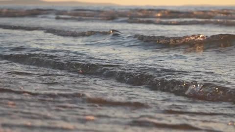 Waving Sea Coastal Beach