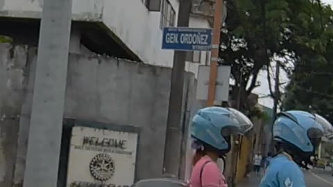 Del Pilar Street corner Gen. Ordenez Street in Marikina City, Philipines