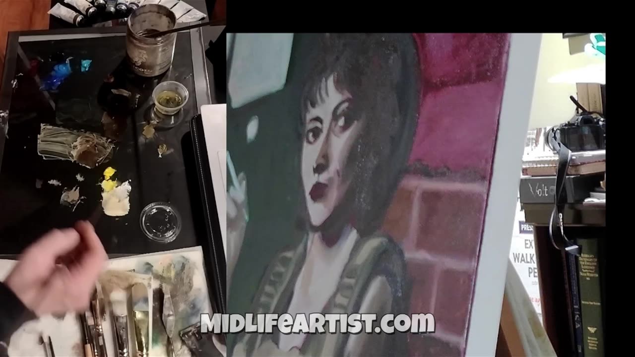 Nancy Wake's Face in 30 seconds | Live Portrait #Shorts