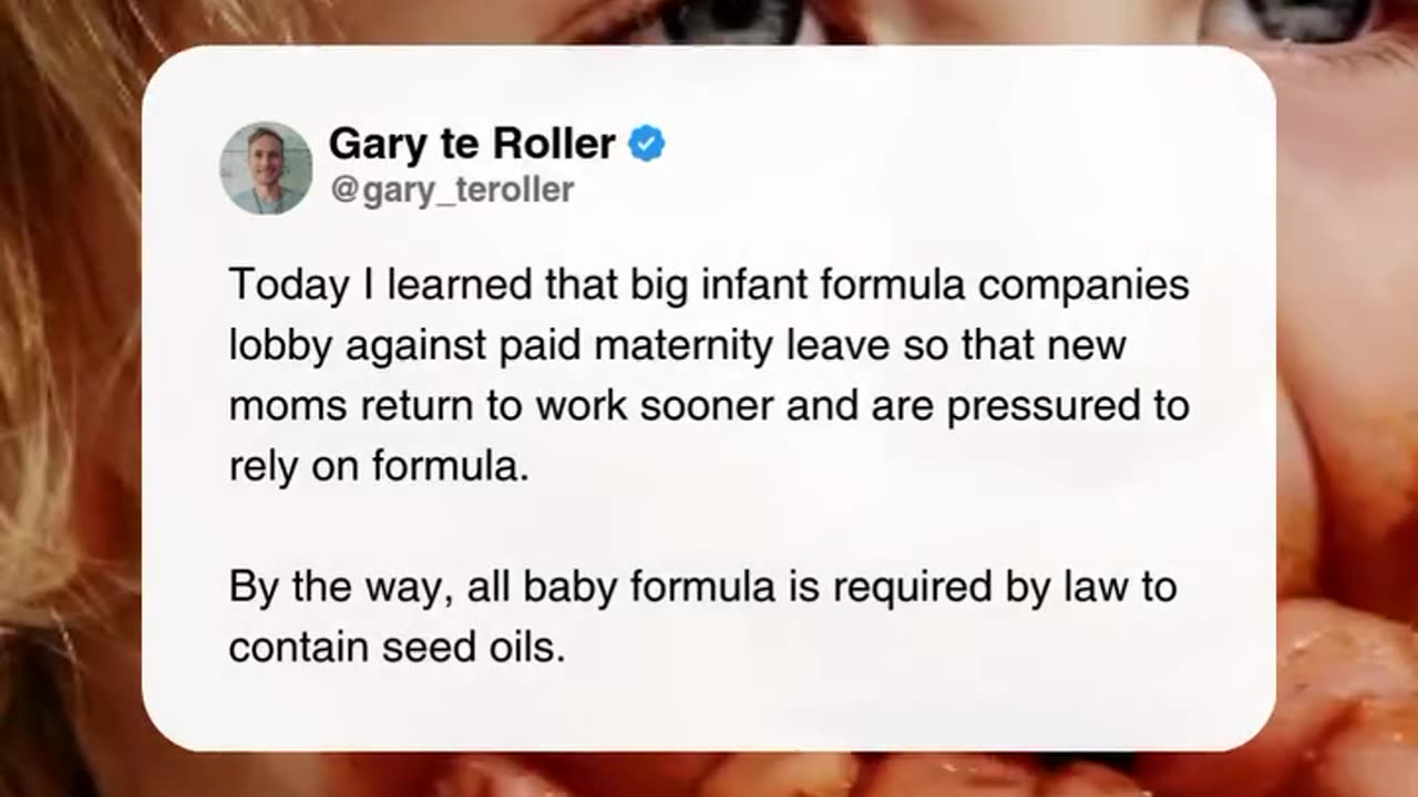 This isn’t just about nutrition, it’s about profit.