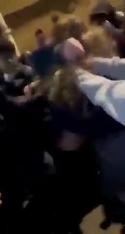 50 Africans attack one white british school girl