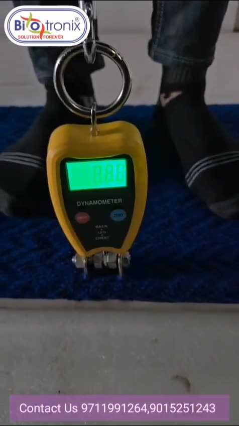 Chest Back Leg Dynamometer Digital Type for Physiotherapy and Rehabilitation purpose