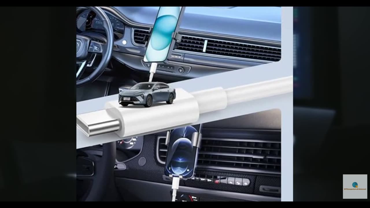 Car Carplay for iPhone 17 16 15 Charger Cord, 2Pack [3FT+6FT] USB A to USB C Cha