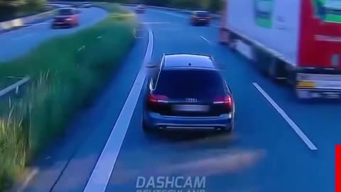 Angry Audi Driver - Dash Cam Germany