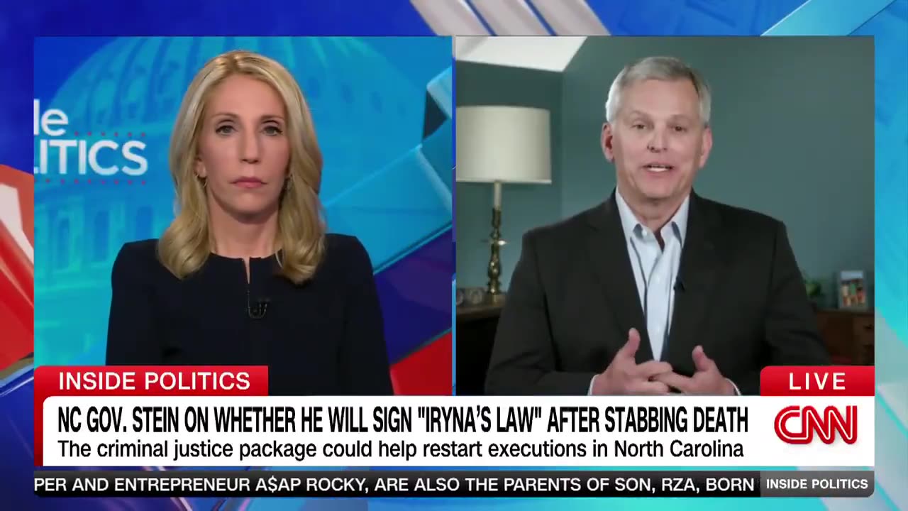North Carolina’s Governor is refusing to sign Iryna’s Law.