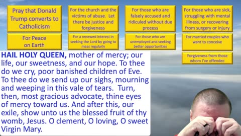 Mary's Daily Live Holy Rosary Prayer at 8:00 p.m. EST 11/17/2025