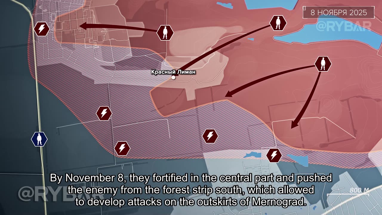 🇷🇺 🏹 🎣 Rybar’s Analysis: Assault on Mirnograd