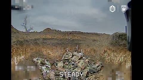 Russian Soldiers Starting to Pile Up Inside of Anti-Tank Ditches