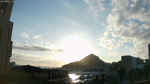 002 4X Time Lapsed Cabo San Lucas Sunrise Over the Marina 10-13-25 4K