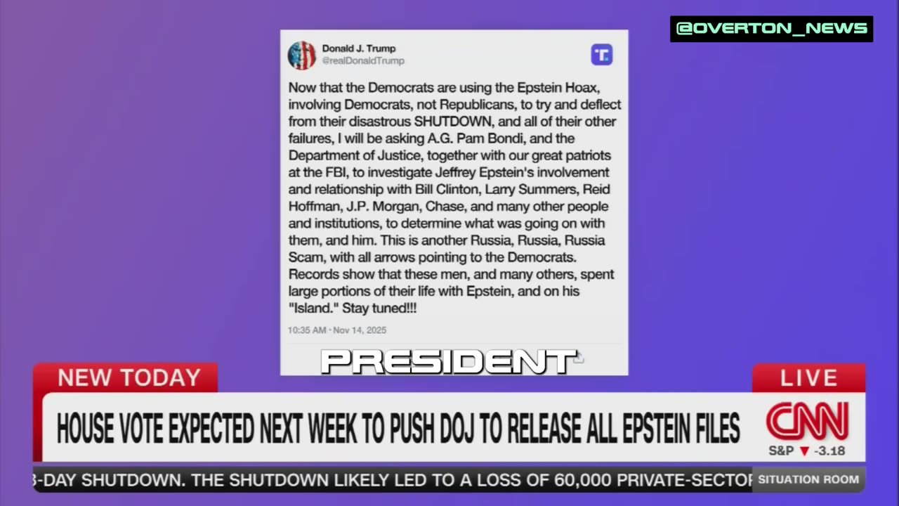 CNN was just forced to read President Trump’s Truth Social post live on air