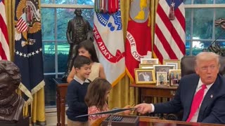 YOUNG AMERICAN: “What’s your name?” POTUS: “My name is Donald.”