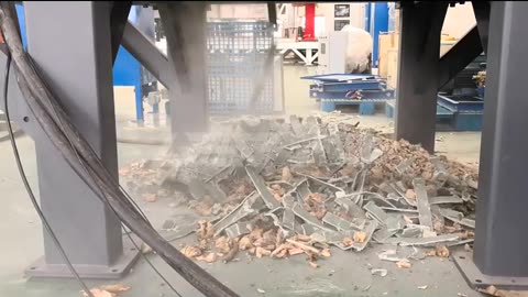 Dual Shaft FRP Shredder for Efficient Fiberglass Recycling