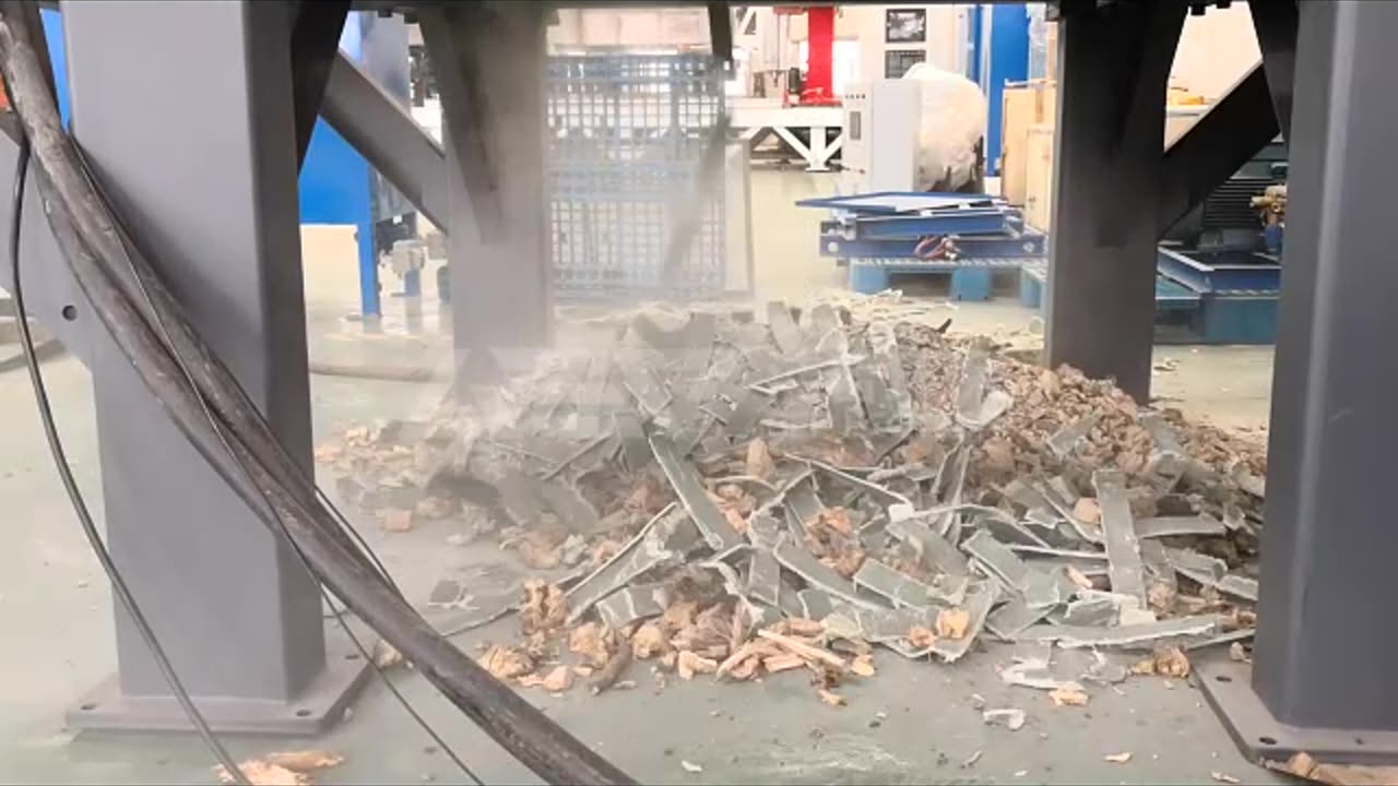 Dual Shaft FRP Shredder for Efficient Fiberglass Recycling