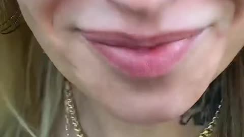 Nice smile of beauty tgirl