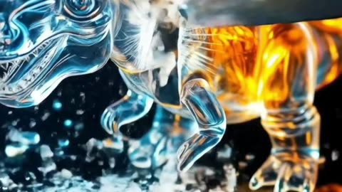 Shisha Dinosaur Cutting in Knife – Ultra Slow Motion Cinematic Glass Scene”