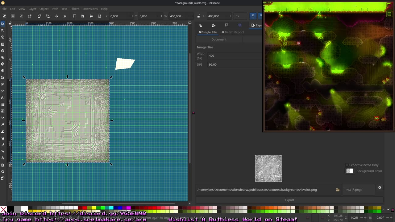 [ARW Game] Streaming while working on the next game.