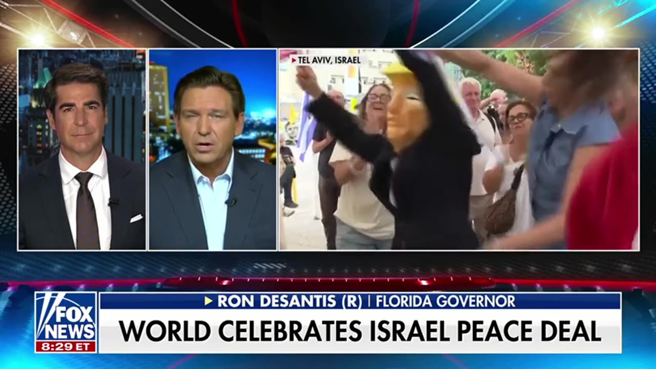 Gov DeSantis: Middle East Respects Trump's Strength