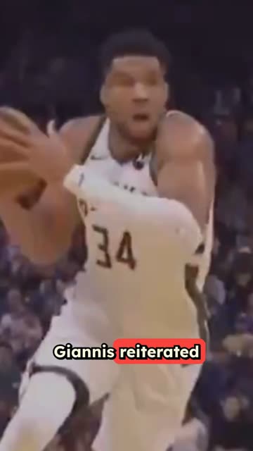 Giannis Pledges Loyalty to Bucks
