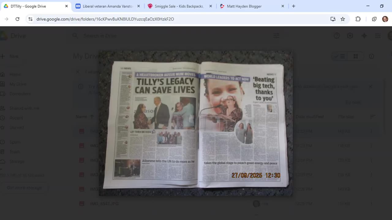 Daily Telegraph smuggles blood red car comms into Matthew-matrix about a Mason and more