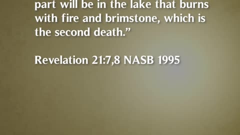 🔥 Revelation 21:7-8 – Who Will Inherit Eternal Life? 📖