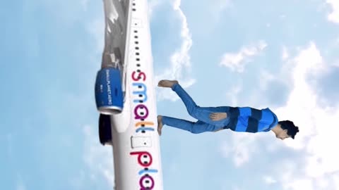 Magic Dekho-34-Standing On Plane Sky-Tiktok