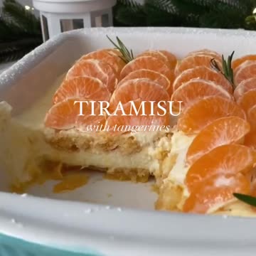 Tangerine Tiramisu Recipe🍊