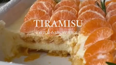 Tangerine Tiramisu Recipe🍊