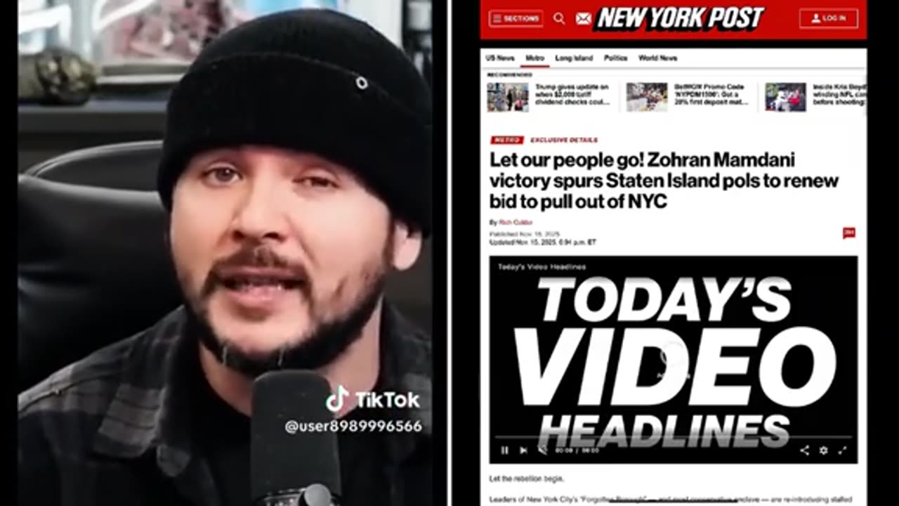 Not a fan of tim pool but - Statin Island ..