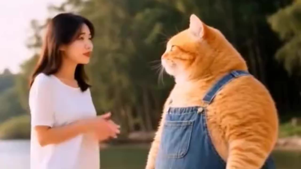 Omg 😱😱 cat saves girl life ! Crocodile attack 🐊!