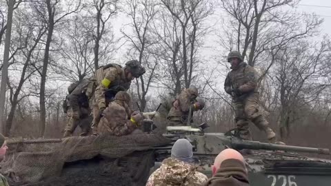 Ukrainian Scouts Returning with Russian Souvenirs