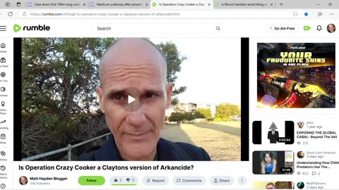 Operation Crazy Cooker: Thoughts on the tainted adrenochrome gambit -- with bonus Matts!