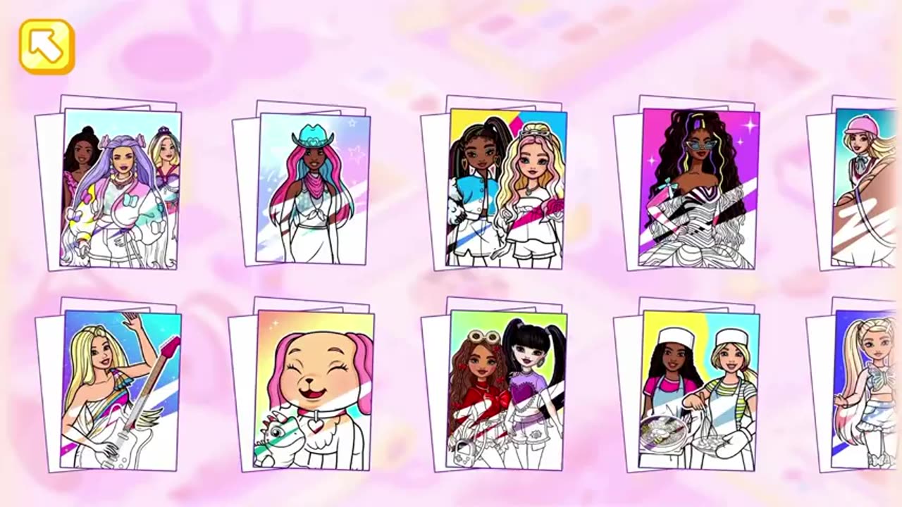 001. Barbie Color Creations Official Game Trailer Netflix