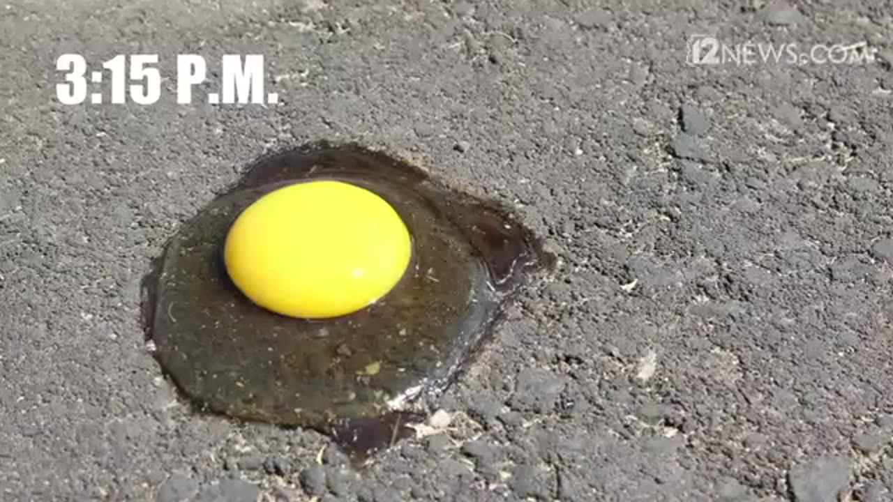 Phoenix heat wave: can an egg actually cook on asphalt in 118 degrees??