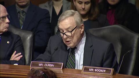 Will Chamberlain Spars with Senator Dick Durbin on Capitol Hill